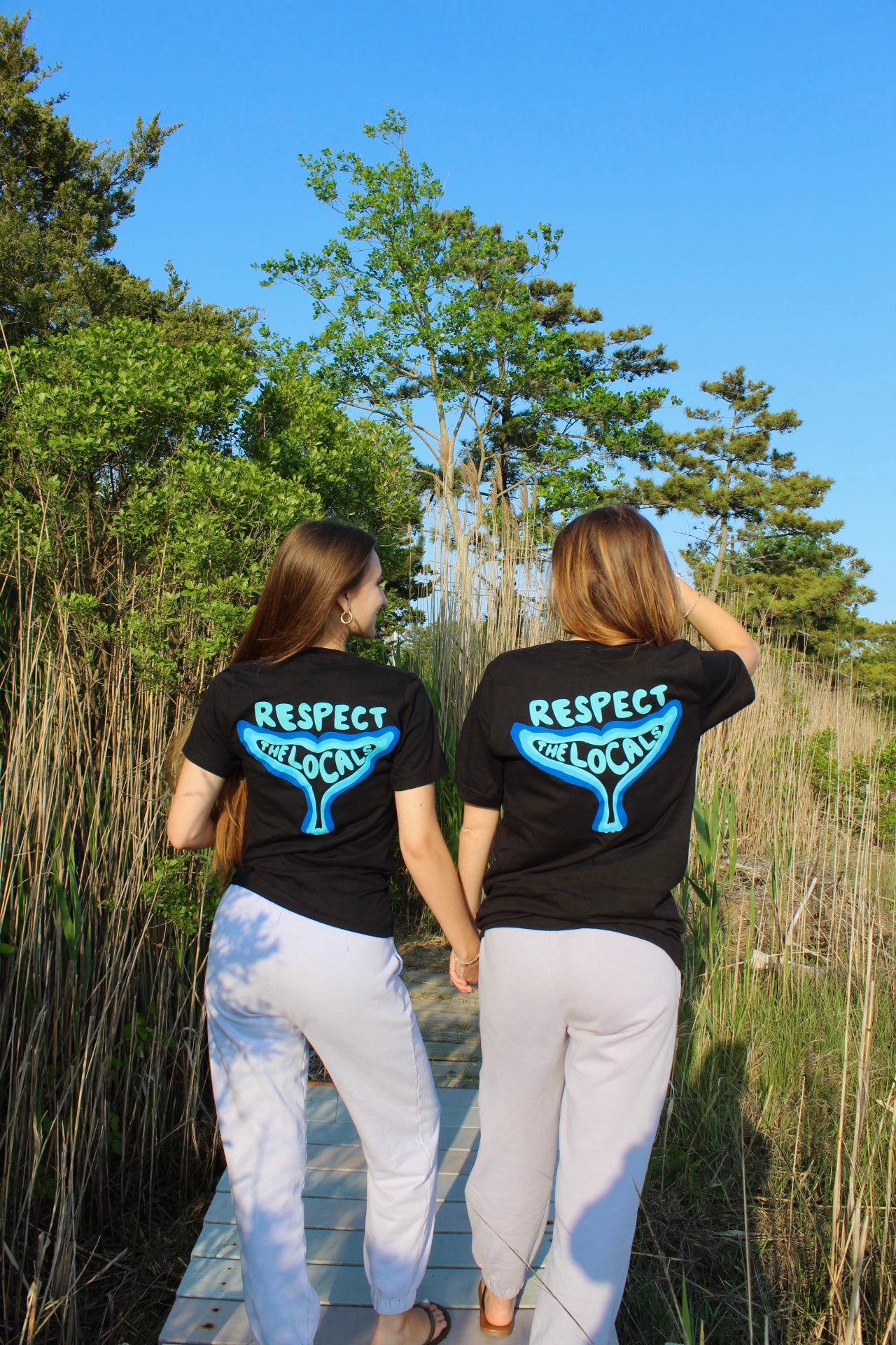 "Respect the Locals" Black Tee