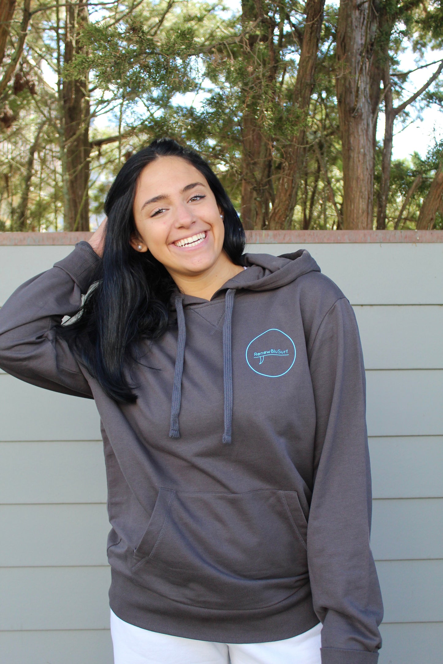 "Respect the Locals" Graphite Gray Hoodie