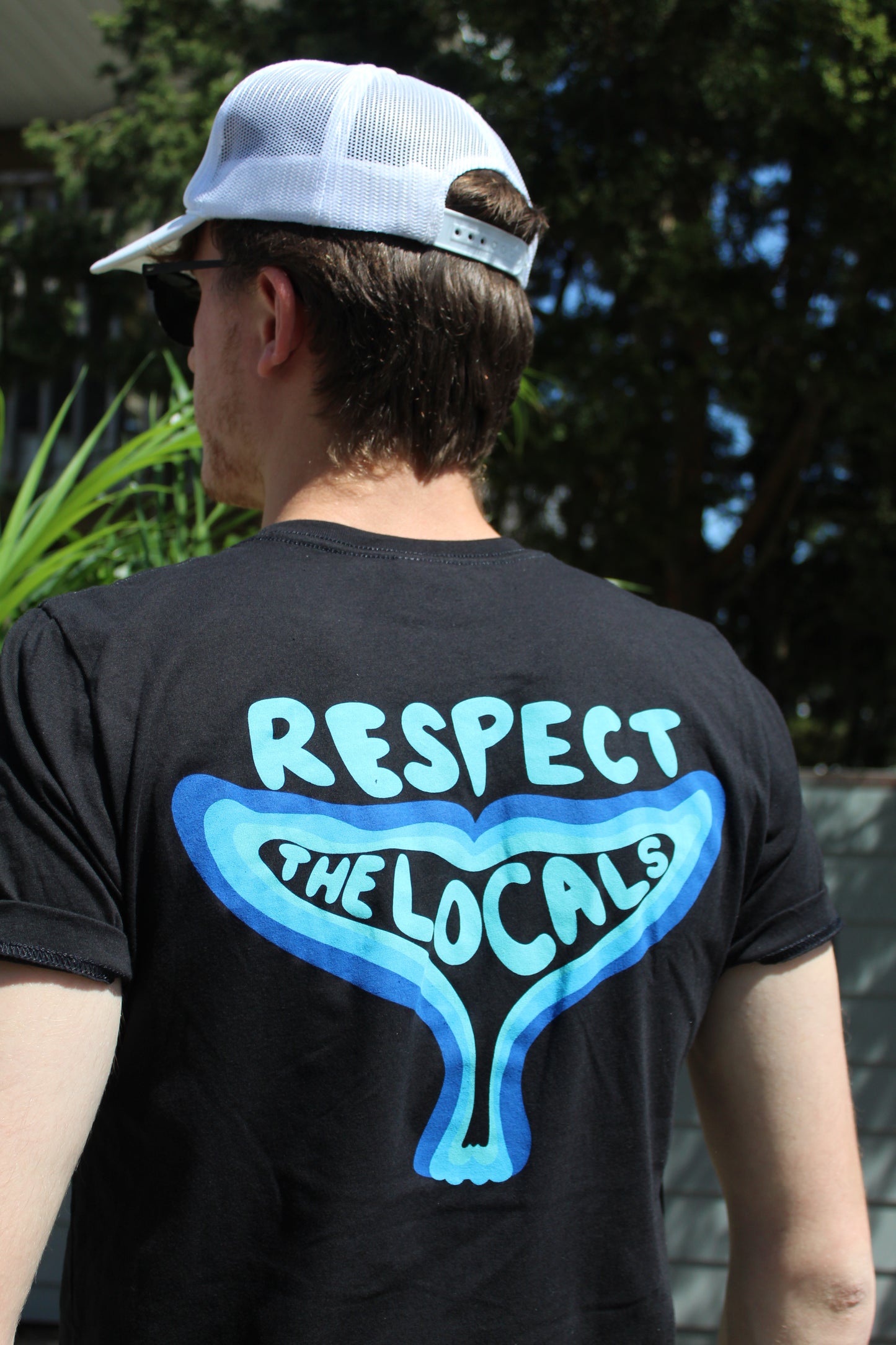 "Respect the Locals" Black Tee