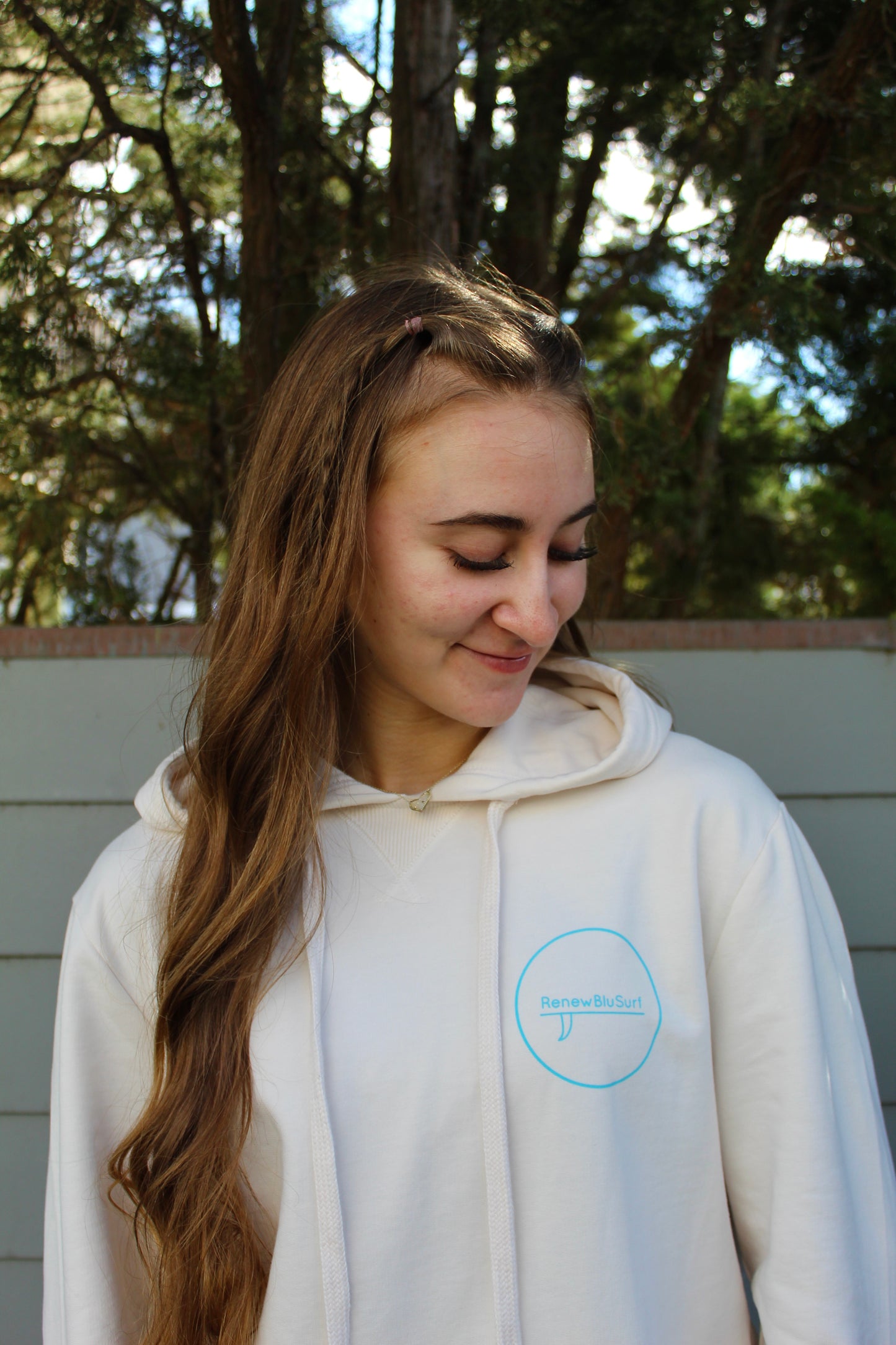 "Respect the Locals" Sand White Hoodie